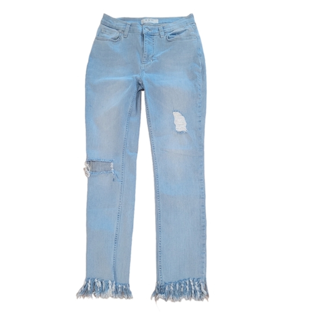 Free People Great‎ Heights Frayed Skinny Jeans Size 27